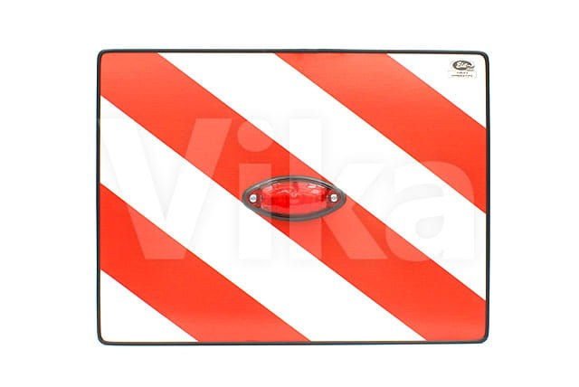 Tablice wyróżniające ponadgabarytowe z lampką koloru czerwonego