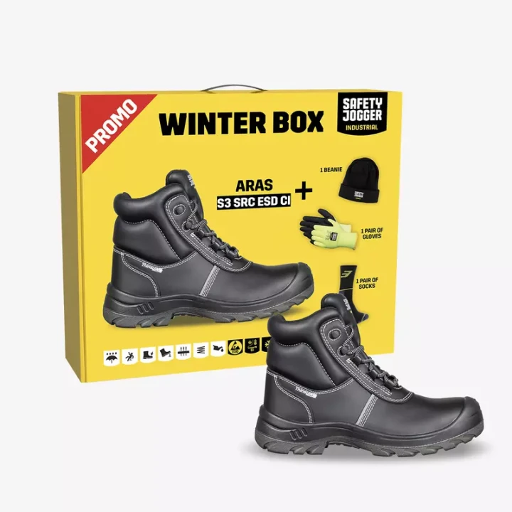 PromoBox zimowe ocieplane buty robocze Aras S3 Safety Jogger