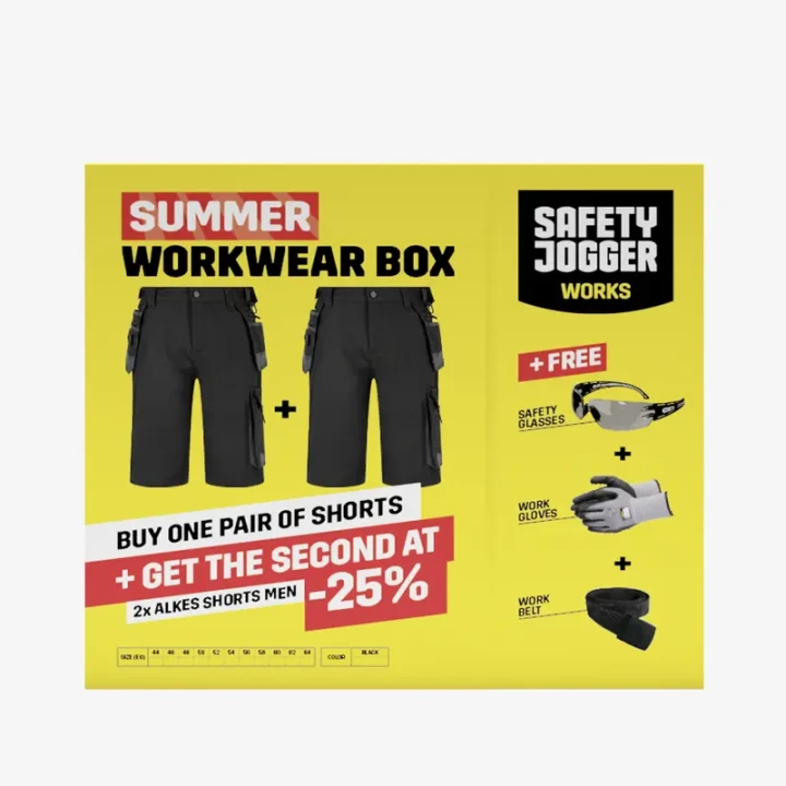 PromoBox 2 para -25% Spodnie robocze krótkie Alkes