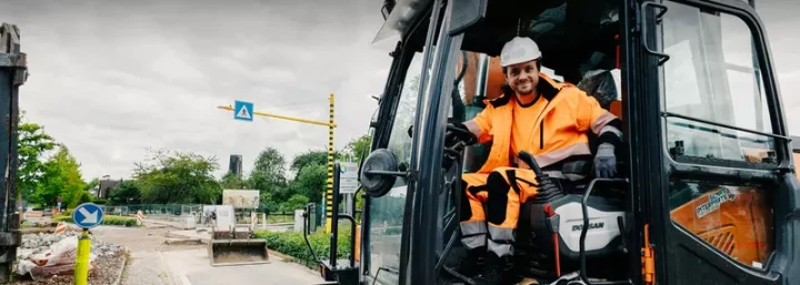 Spodnie robocze odblaskowe męskie Scuti Hivis Safety Jogger
