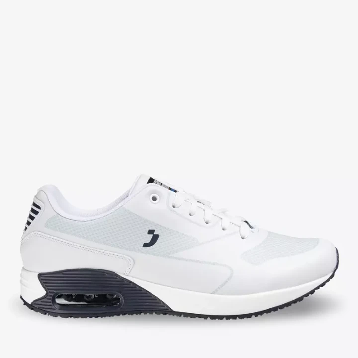 Buty medyczne męskie Justin O1 Białe Safety Jogger