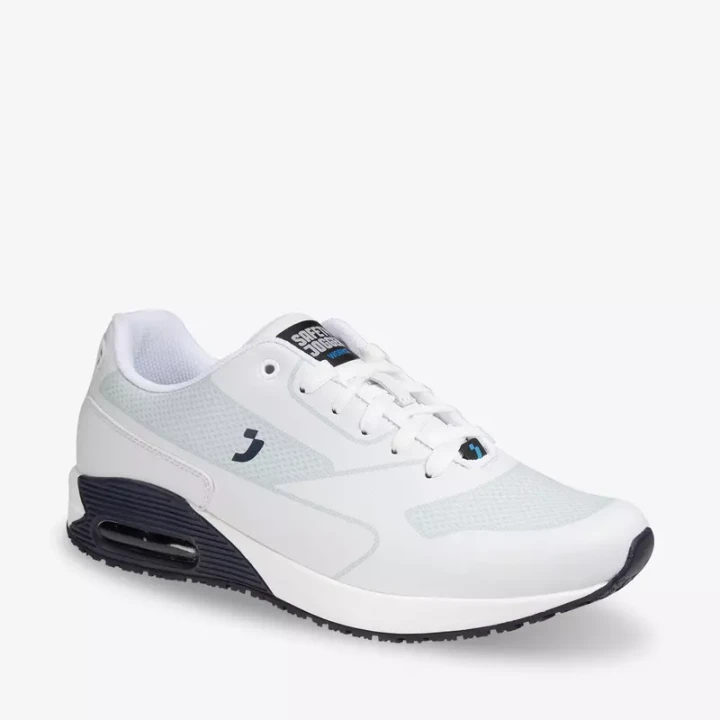 Buty medyczne męskie Justin O1 Białe Safety Jogger