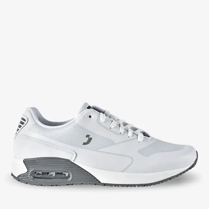 Buty medyczne męskie Justin O1 Białe Safety Jogger