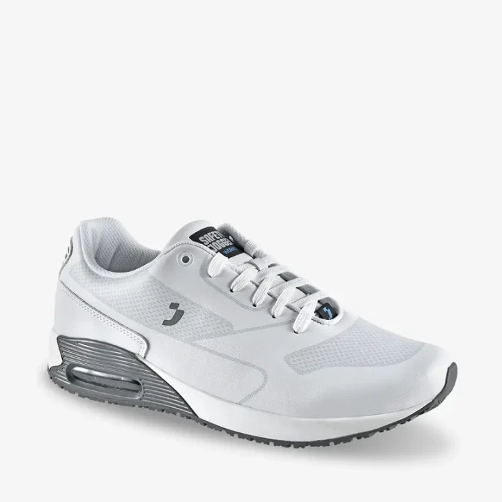 Buty medyczne męskie Justin O1 Białe Safety Jogger