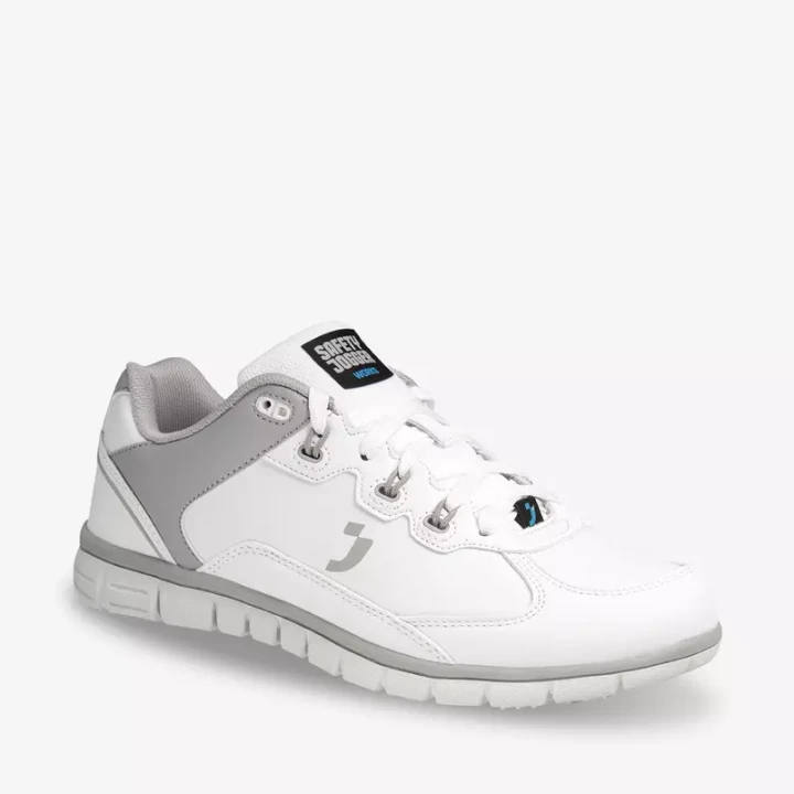 Buty medyczne męskie Henny OB Białe Safety Jogger