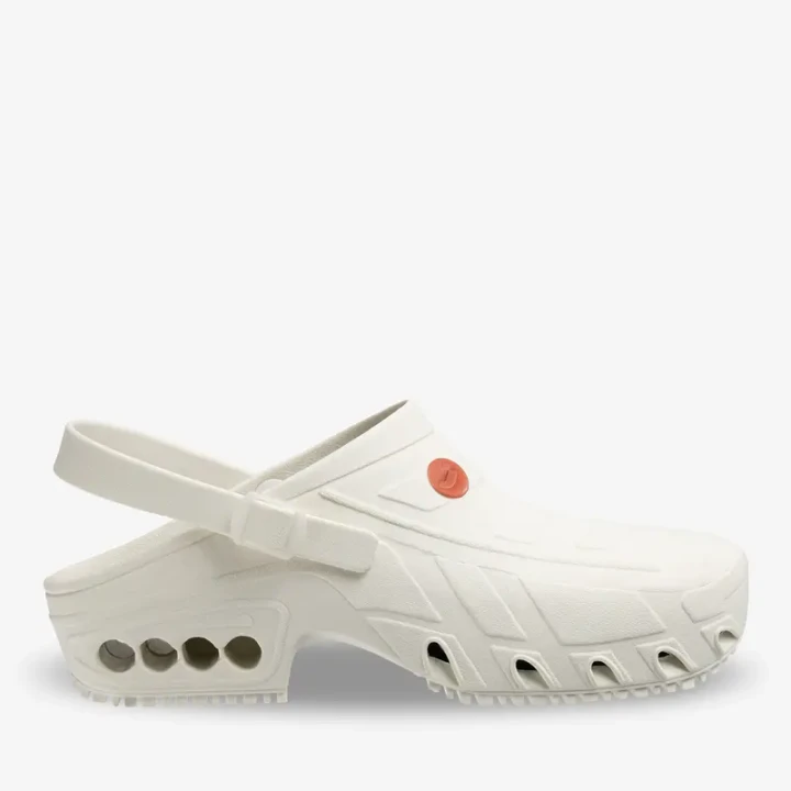 Klapki medyczne Crocsy Oxyclog OB Białe Safety Jogger