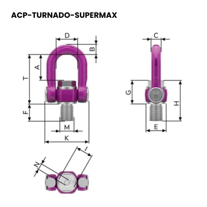 ACP TURNADO SUPERMAX wymiary