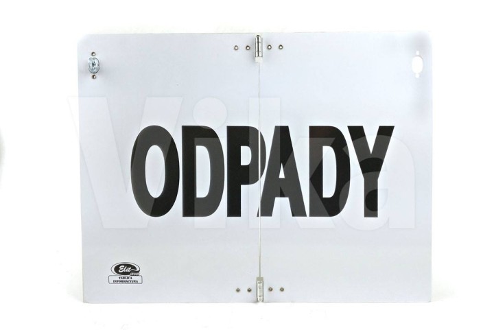 Tablica odpady składana 30x40
