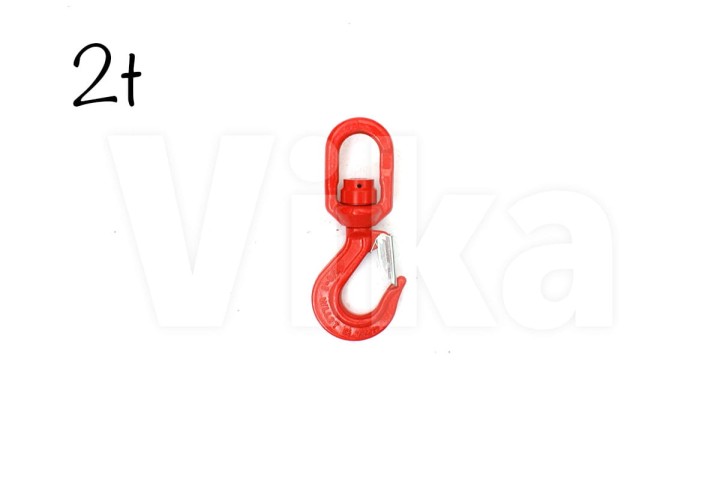 Hak obrotowy łożyskowany bezpieczny 2 tony