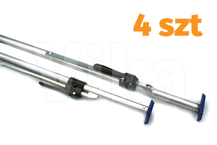 Drążki rozporowe aluminiowe promocja 4 sztuki