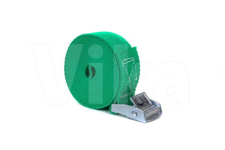 Pas ściągający 25 mm z klamrą zielony