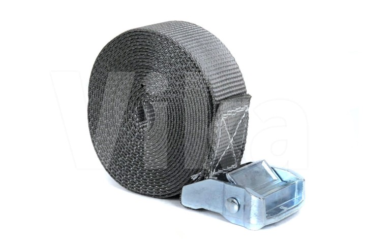Pas ściągający 35mm z klamrą szary