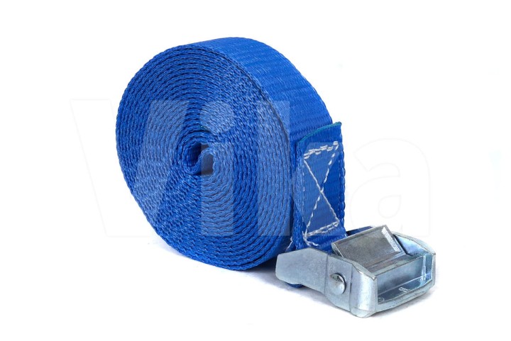 Pas ściągający 35mm z klamrą niebieski
