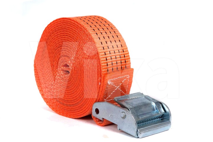 Pas ściągający 50 mm z klamrą pomarańczowy