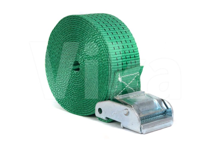 Pas ściągający 50 mm z klamrą zielony