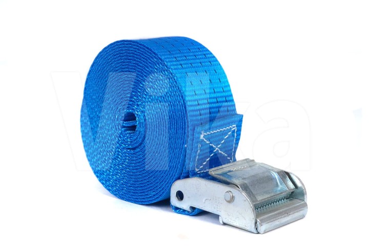 Pas ściągający 50 mm z klamrą niebieski