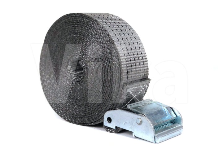 Pas ściągający 50 mm z klamrą szary