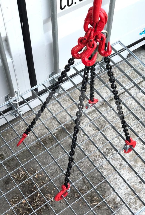 Haki skracające w zawiesi łańcuchowym