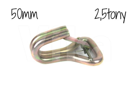 Hak 50mm z zabezpieczeniem