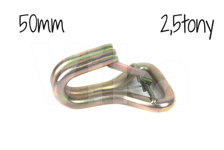 Hak 50mm z zabezpieczeniem