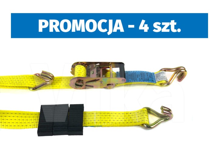 PROMOCJA pasy do lawety | 5 ton | kostka | krótka rączka - 4 sztuki