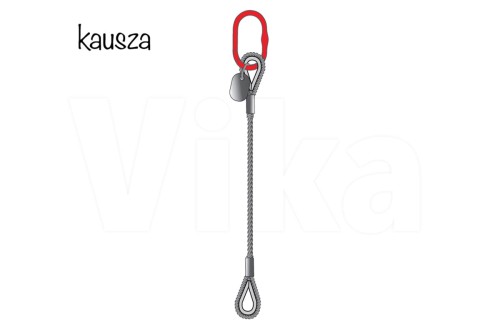 Zawiesie linowe 1-cięgnowe z kauszą