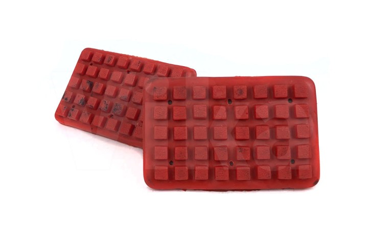 Stopki do drążka 1867 - czerwone