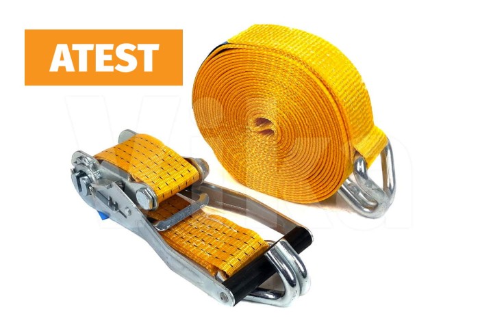 Pas transportowy z napinaczem 4 tony (atest) 50 mm