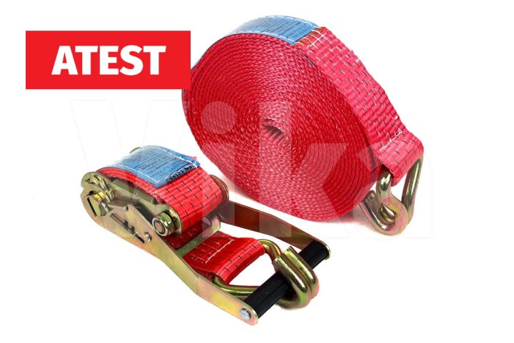 Pas transportowy z napinaczem 50 mm 5 ton (atest)