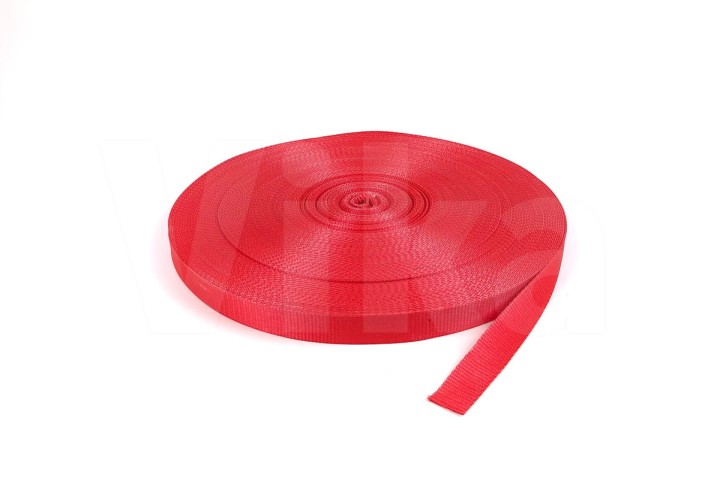 Taśma poliestrowa 35mm/3t - czerwony