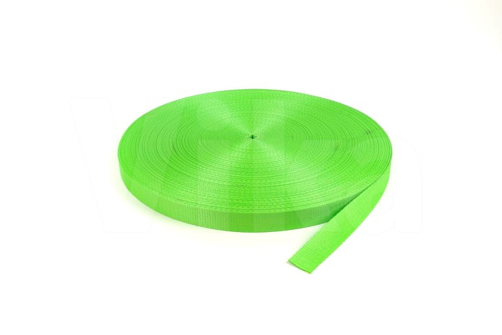 Taśma poliestrowa 35mm/3t - jasny zielony/fluo