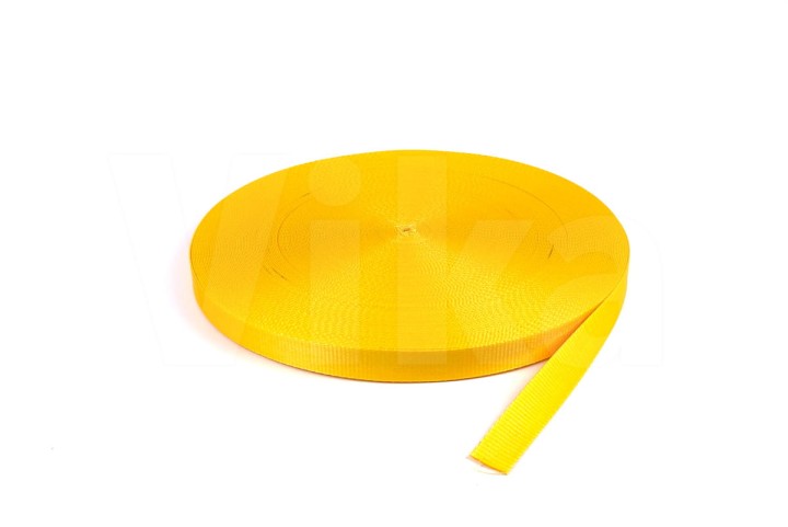 Taśma poliestrowa 35mm/3t - żółty