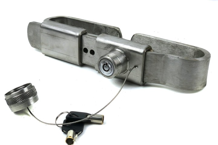 Blokada antykradzieżowa do naczepy tira