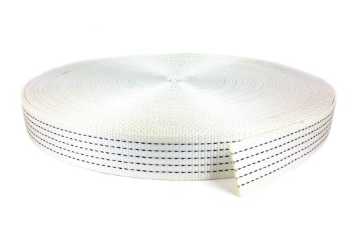 Taśma poliestrowa biala 50 mm 6 ton