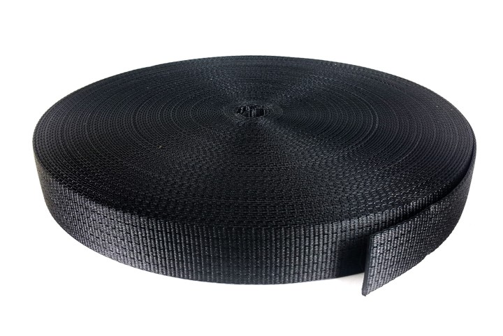 Taśma poliestrowa czarna 50 mm 6 ton