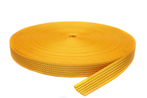 Taśma poliestrowa 50 mm 6 t żółta