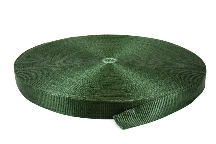 Taśma poliestrowa 50 mm 7.5 t ciemnozielona