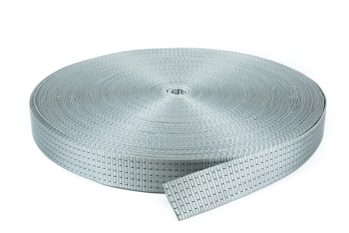 Taśma poliestrowa 50 mm 6 t szary