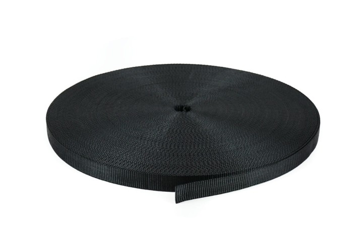 Taśma poliestrowa 25 mm 1200 kg czarna