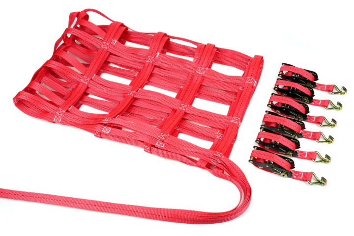 Siatka zabezpieczająca ładunek 150 x 200 do samochodów dostawczych