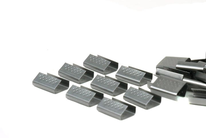 Zapinki metalowe do pakowania paczek i palet do bandowania 16mm - 2500 sztuk