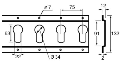 Listwa 1803H - wymiary
