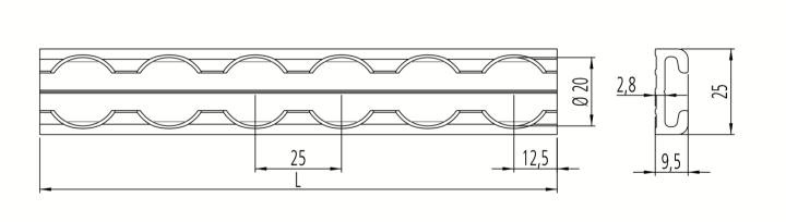 Listwa 5514 - wymiary