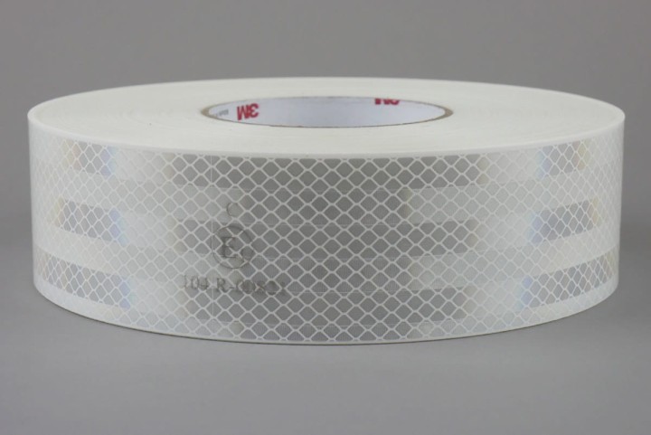 Tasma odblaskowa 3M odblaskowa biala cała rolka