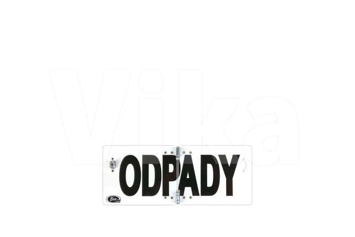 Tablica mała ODPADY