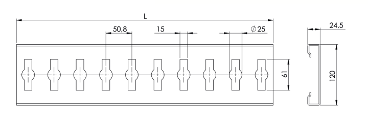 Burtowa belka do naczepy