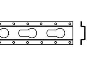Listwa ze stali ocynkowanej 1803V