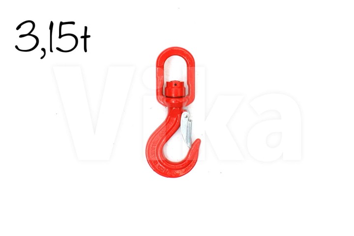 Hak obrotowy łożyskowany bezpieczny 3,15 tony