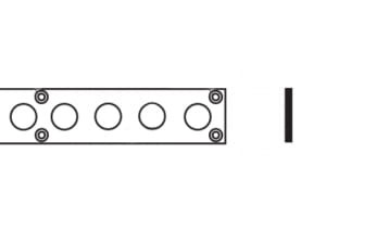 Listwa kotwiczna stalowa lub aluminiowa 3004
