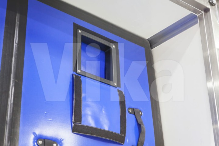 Kurtyna termiczna okno wentylacyjne na rzep